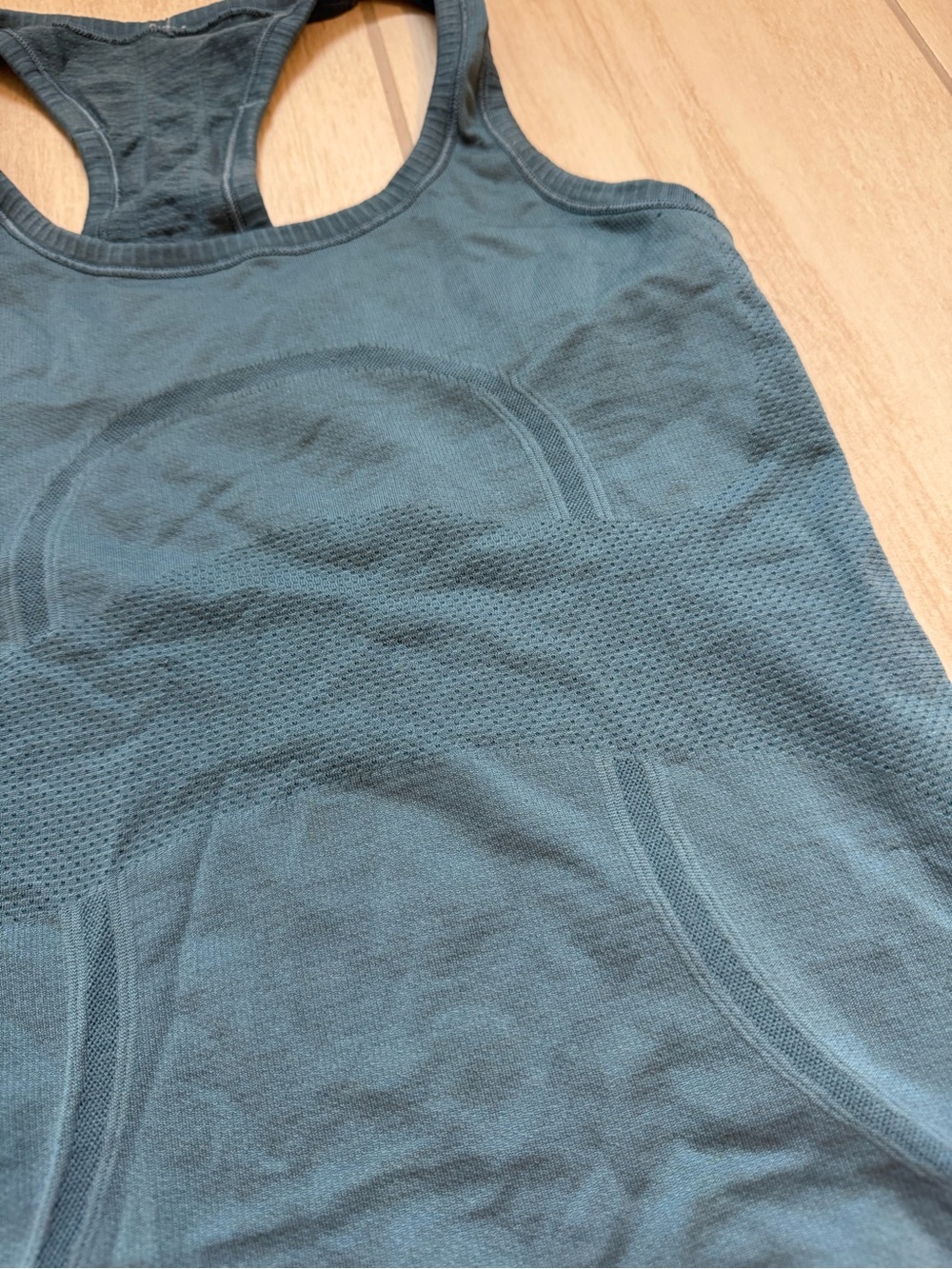 lululemon athletica Seamless Racerback Tank - Slate Blue - Picture 4 of 4